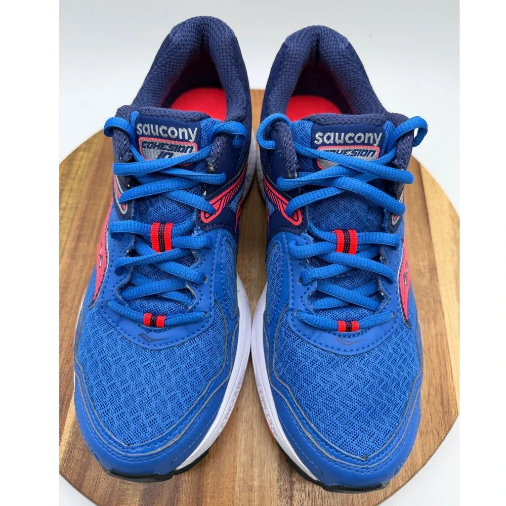 Saucony Women's Size 8 1/2 Cohesion 10 Running Shoes Blue Coral 0347